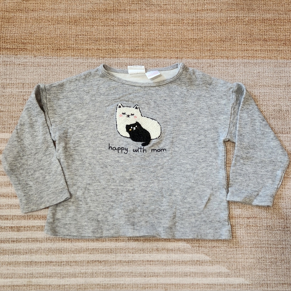 🌻5/$20🌻 Zara mama cat baby t-shirt